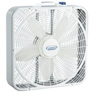 Lasko 20" Weather-Shield Performance Box Fan with High Performance Grill and 3 Speeds, 3720, White
