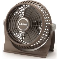 Lasko 10" Breeze Machine Pivoting Floor, Table Fan in Brown